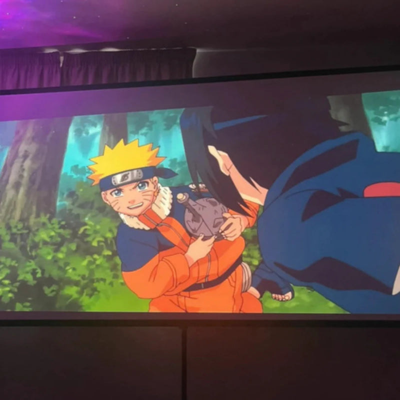 AM HY300 Pro Mini HD Projector – Compact Home Theatre & Gaming Ready