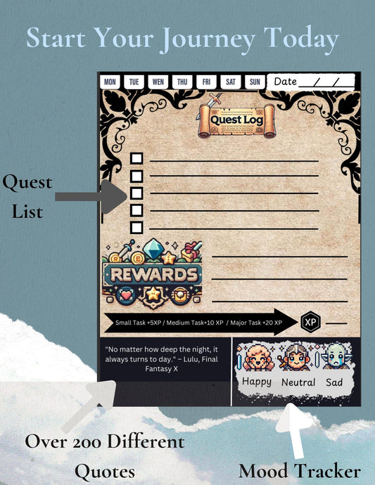 Gaming-Inspired Daily Journal