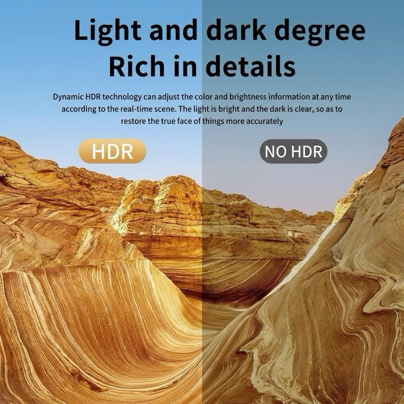 8K HDMI Cable 2m — Braided High-Speed | 8K@60Hz, HDR, Dolby Atmos | For Projectors, Gaming & TV