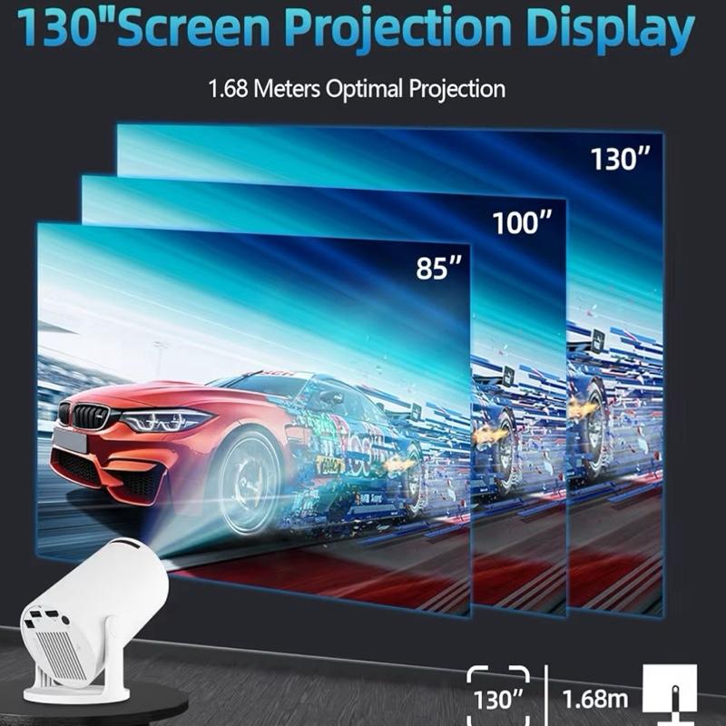Mini Projector – 4K Support | WiFi & Bluetooth (HY300 Pro)