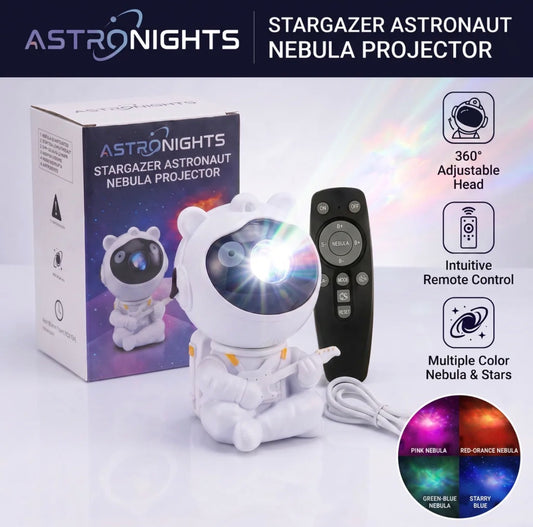 Galaxy Projector – Astronaut Nebula Light | Remote Control