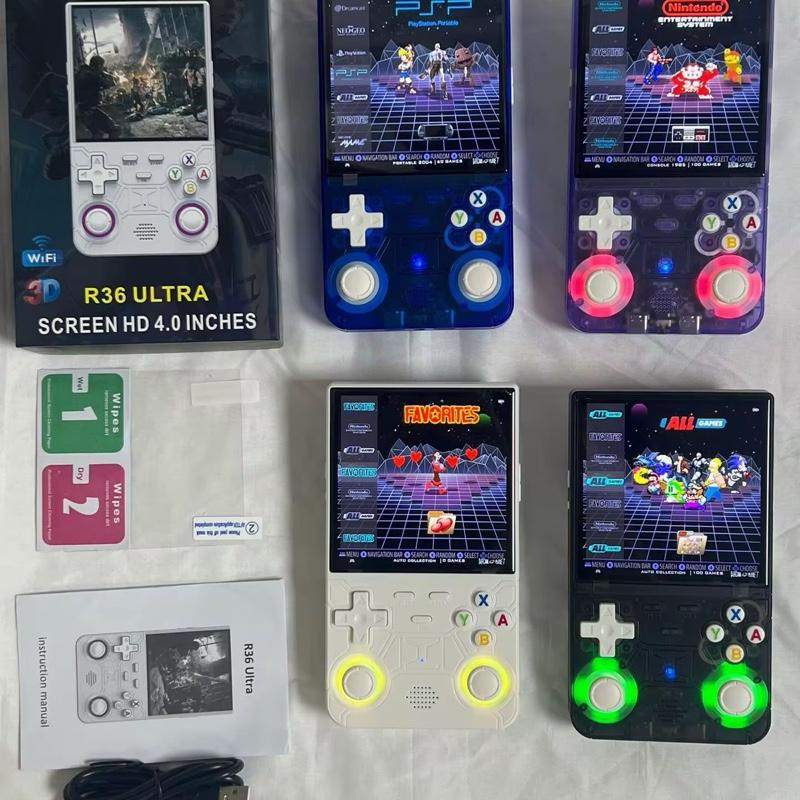 R36S Retro Handheld Console – 4.0" IPS Display | Portable Gaming