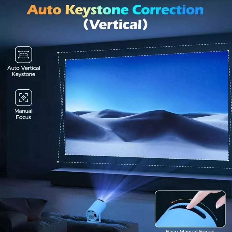 Mini HD Projector – Compact Home Theatre & Gaming Ready