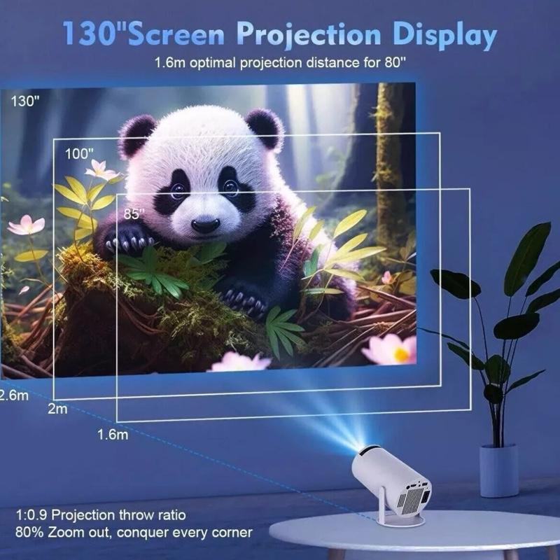 Mini HD Projector – Compact Home Theatre & Gaming Ready