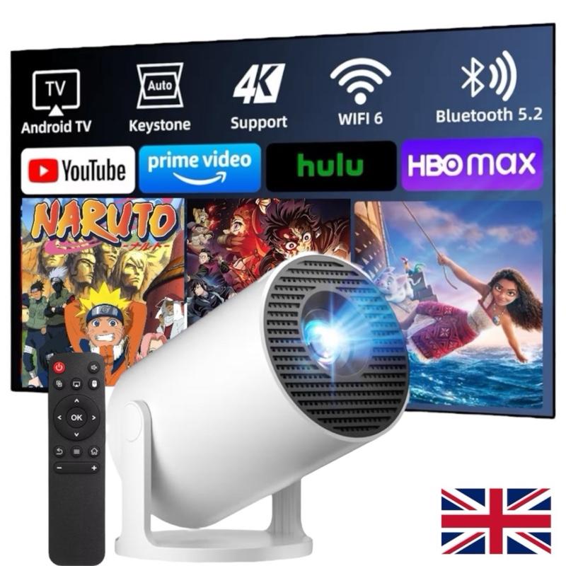 Mini Projector – 4K Support | WiFi & Bluetooth (HY300 Pro)