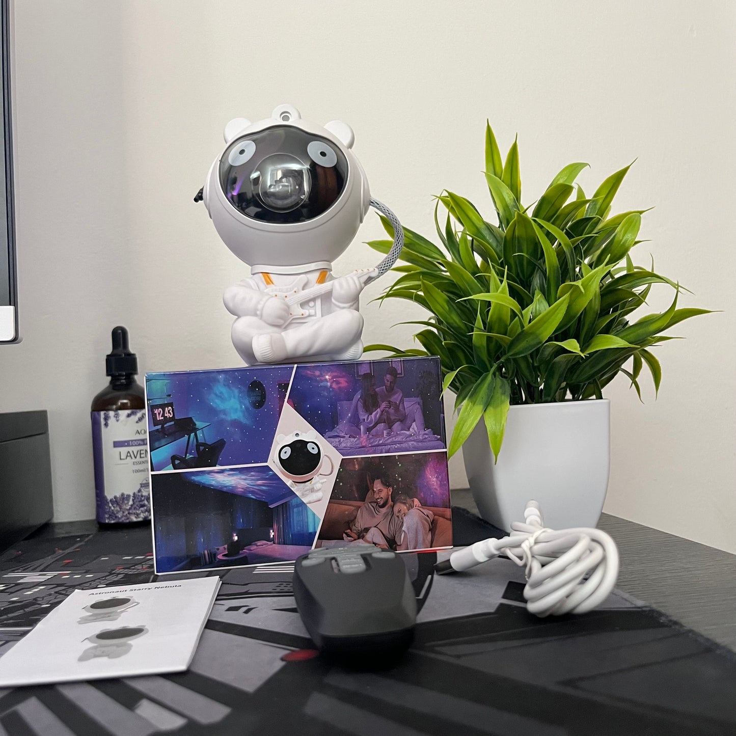 Galaxy Projector – Astronaut Nebula Light | Remote Control