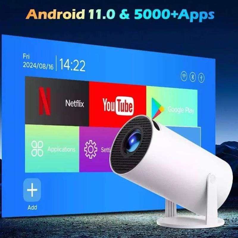 Mini HD Projector – Compact Home Theatre & Gaming Ready