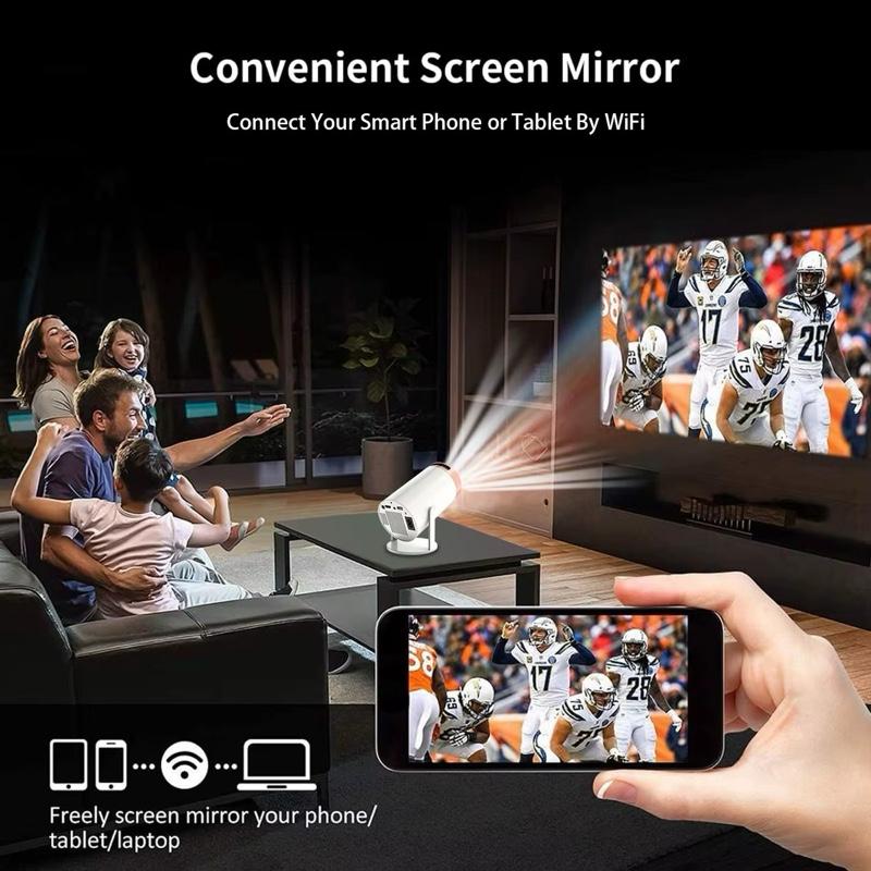 Mini Projector – 4K Support | WiFi & Bluetooth (HY300 Pro)