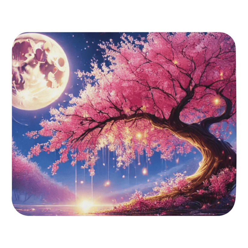 Cherry Blossom Enchantment Mouse Pad