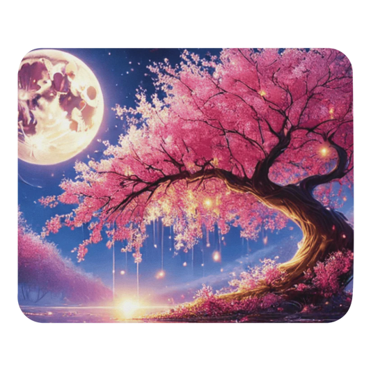 Cherry Blossom Enchantment Mouse Pad