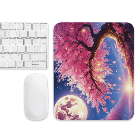 Cherry Blossom Enchantment Mouse Pad