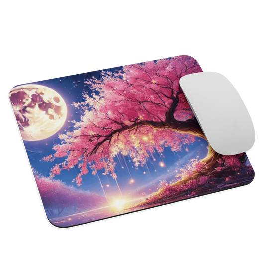 Cherry Blossom Enchantment Mouse Pad