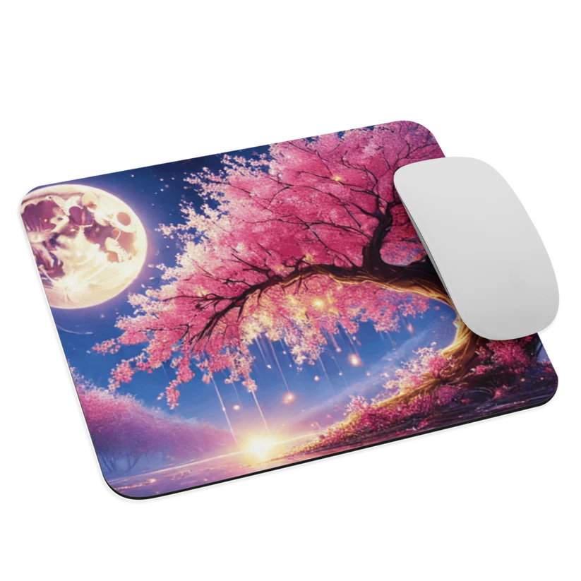 Cherry Blossom Enchantment Mouse Pad