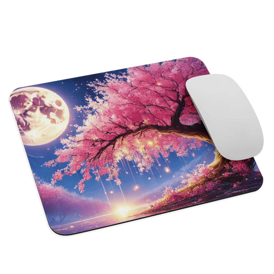 Gaming Mouse Pad – Cherry Blossom Enchantment | Smooth Glide Mat